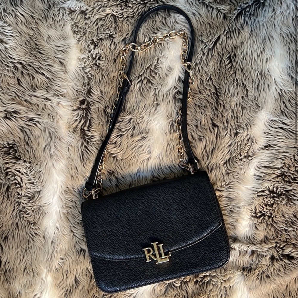 Pebbled Leather Madison Crossbody Bag